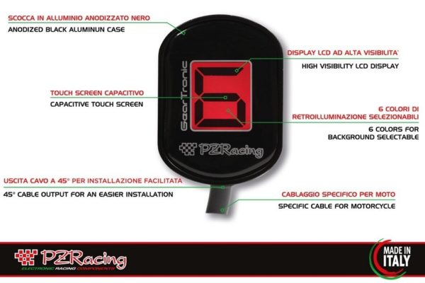PZRacing Gear indicator Kawasaki (K2)