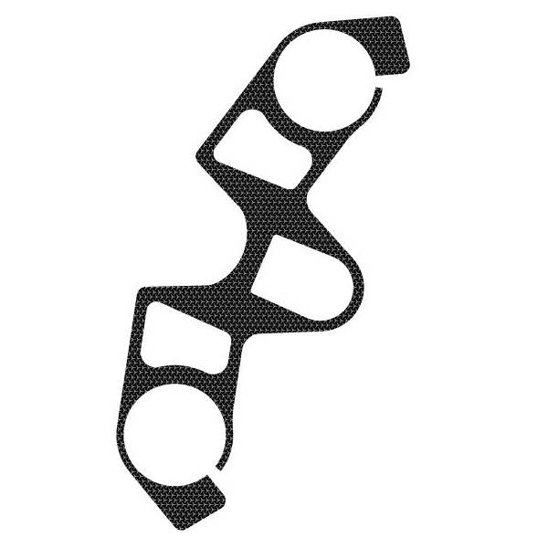 PUIG Kroonplaatcover carbon look voor KTM RC125/RC390 2014-2017